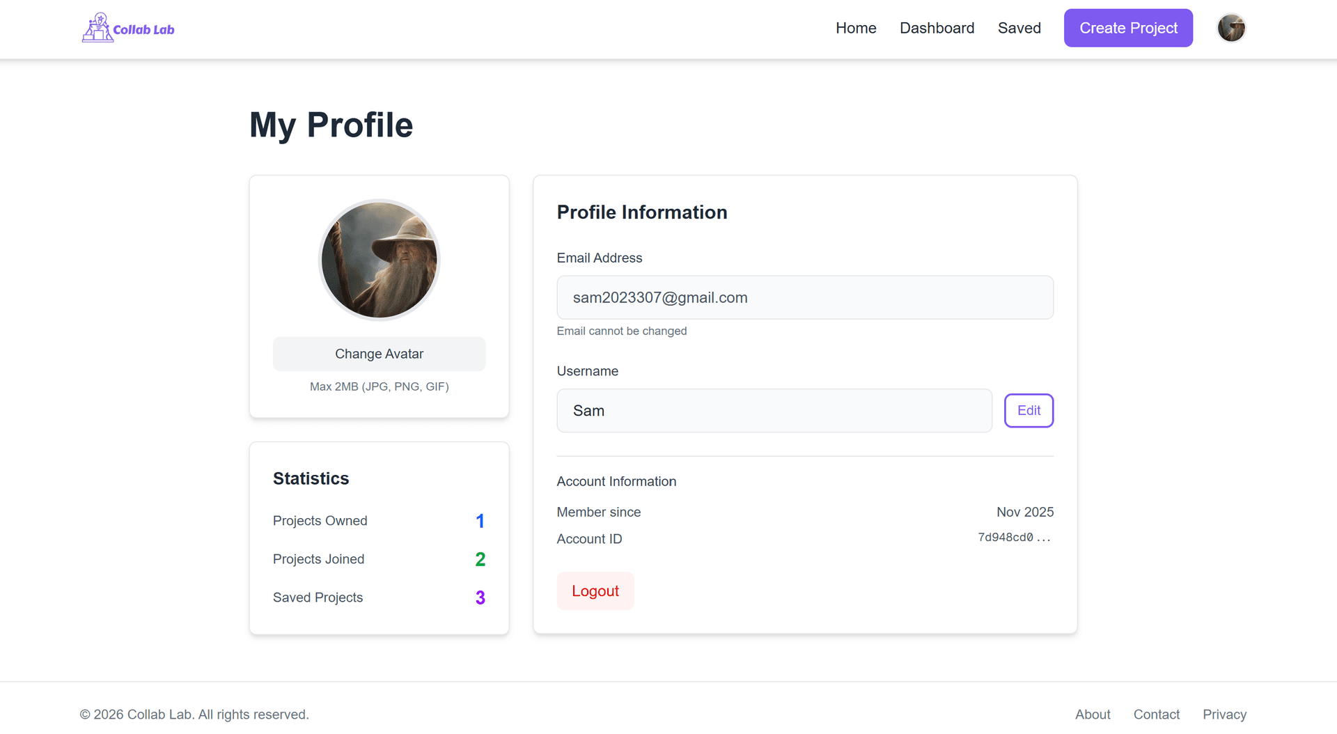 User Profile